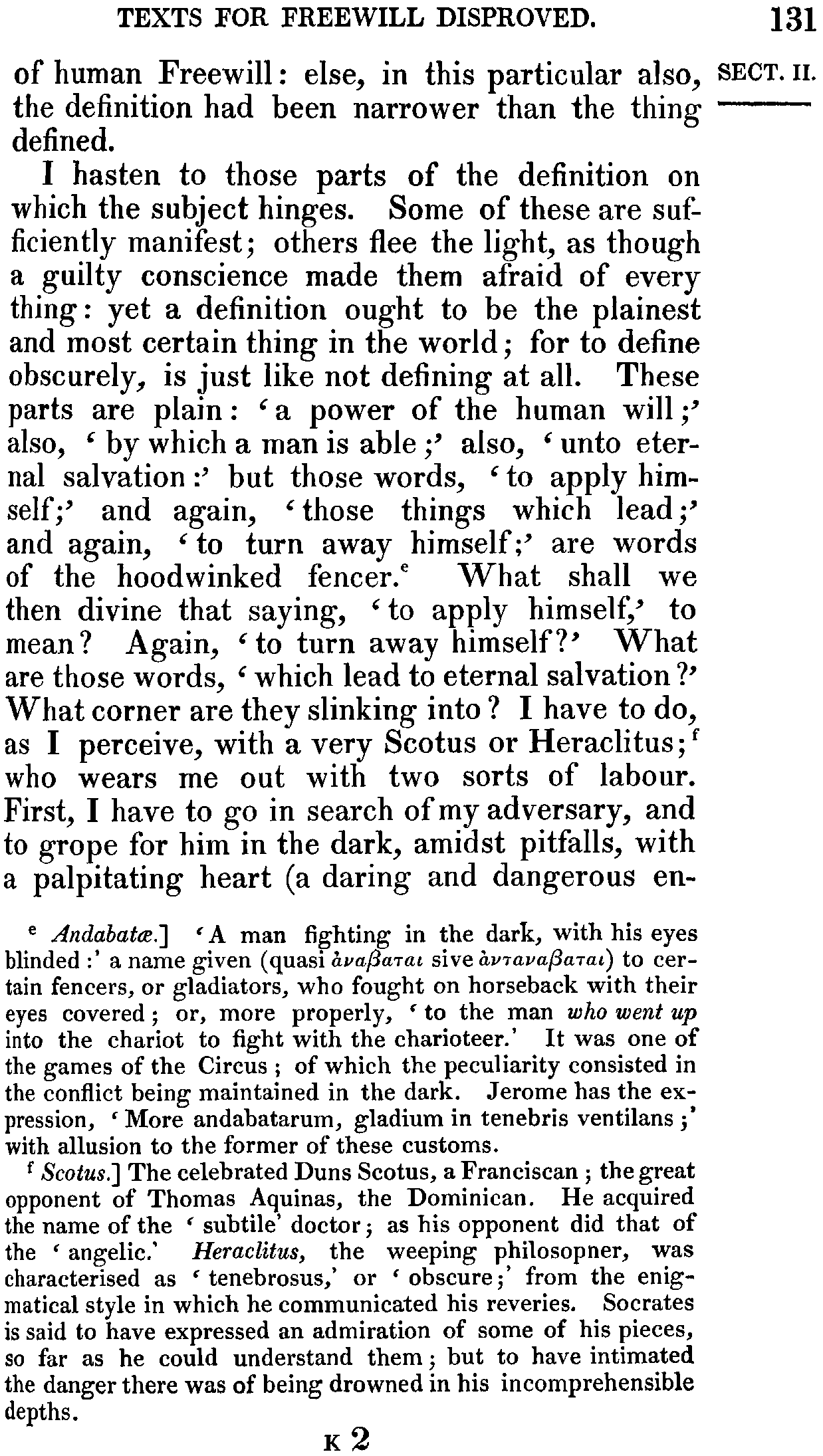 Print Edition of the Bondage of the Will, Page 131