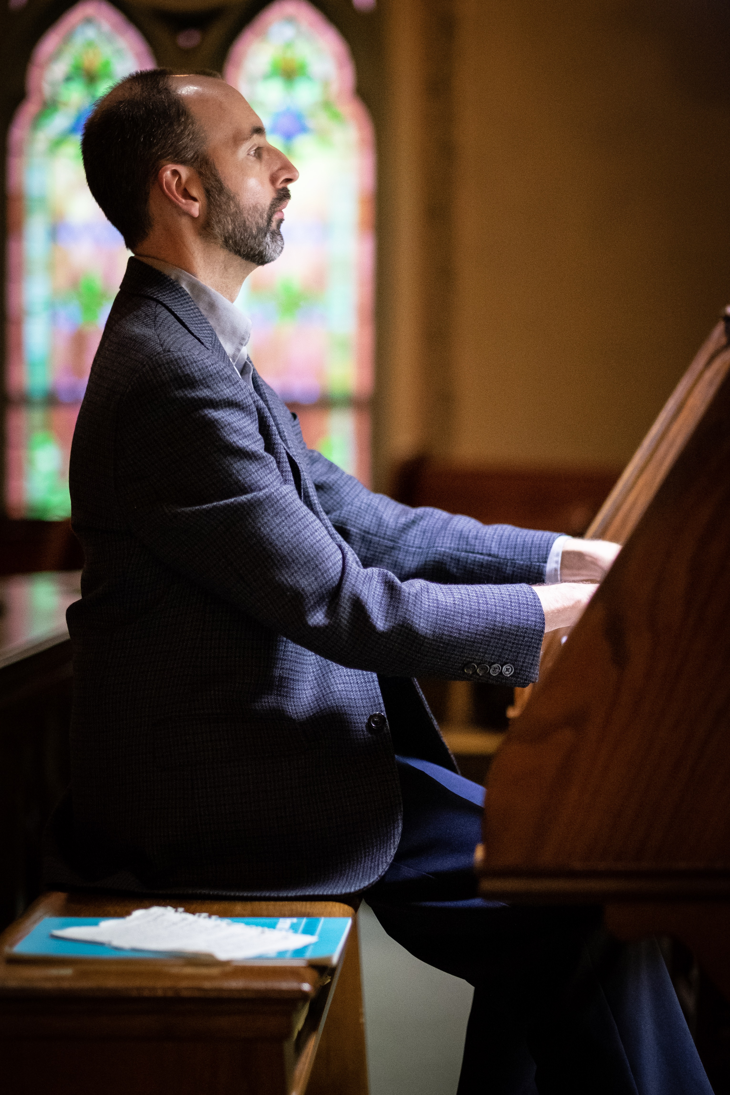 Kevin Hildebrand Playing Organ