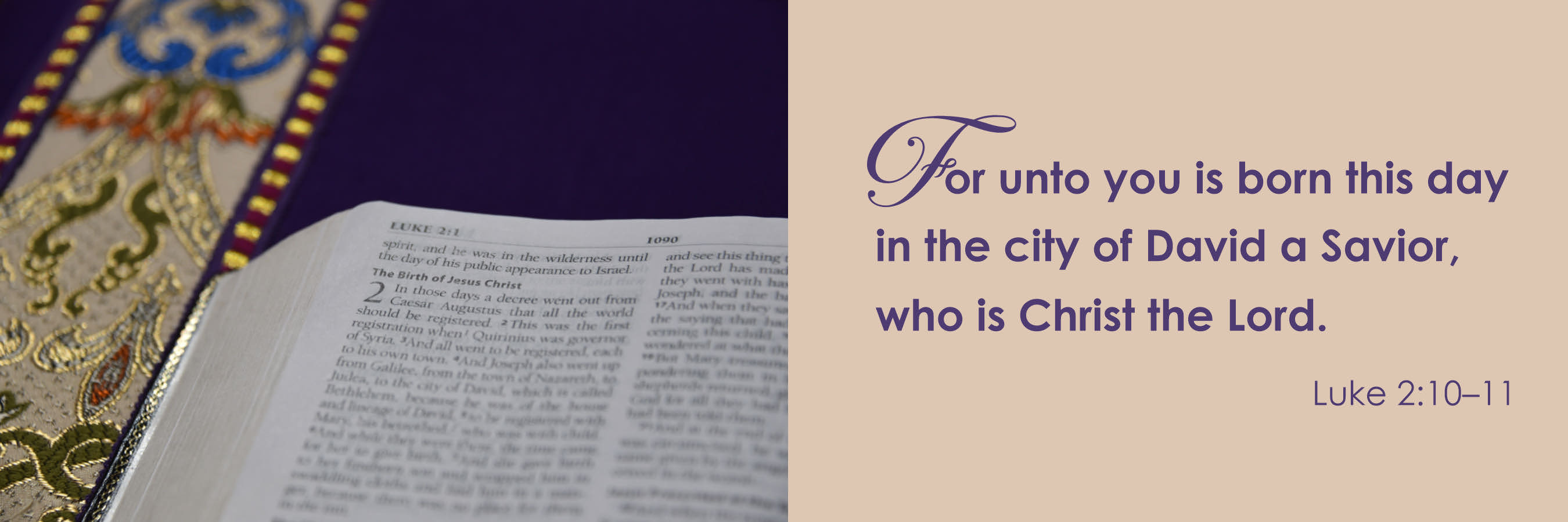 "glad tidings of great joy i bring"