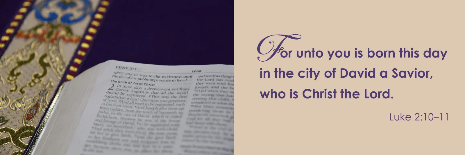 "glad tidings of great joy i bring"