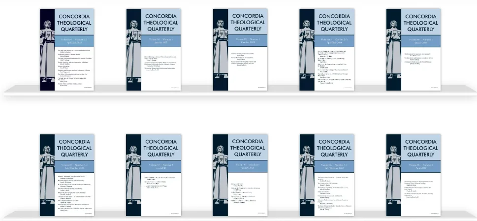 concordia theological quarterly