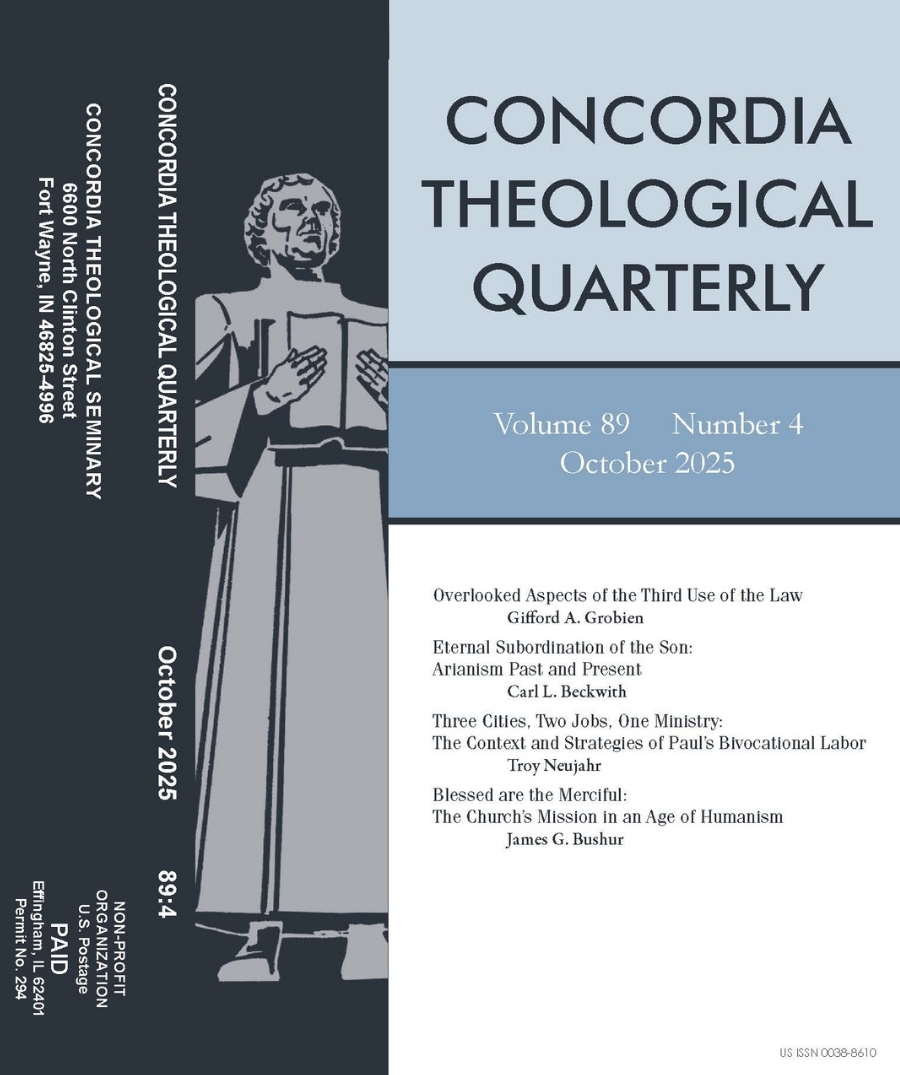 concordia theological quarterly