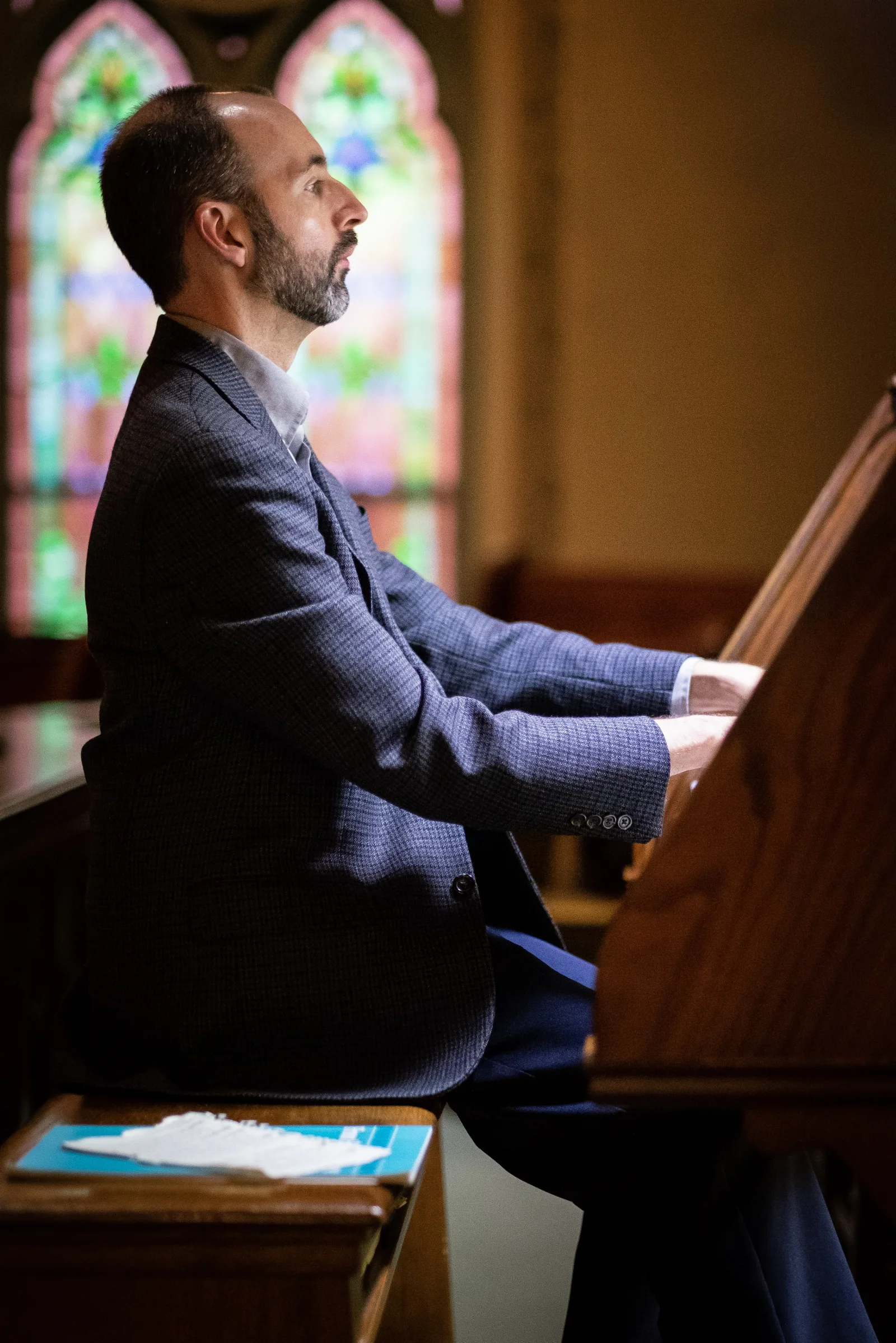 Kevin Hildebrand Playing Organ